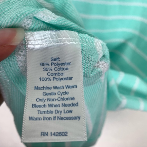 Sail to sable striped short sleeve dress size xs nautical - Picture 5 of 6